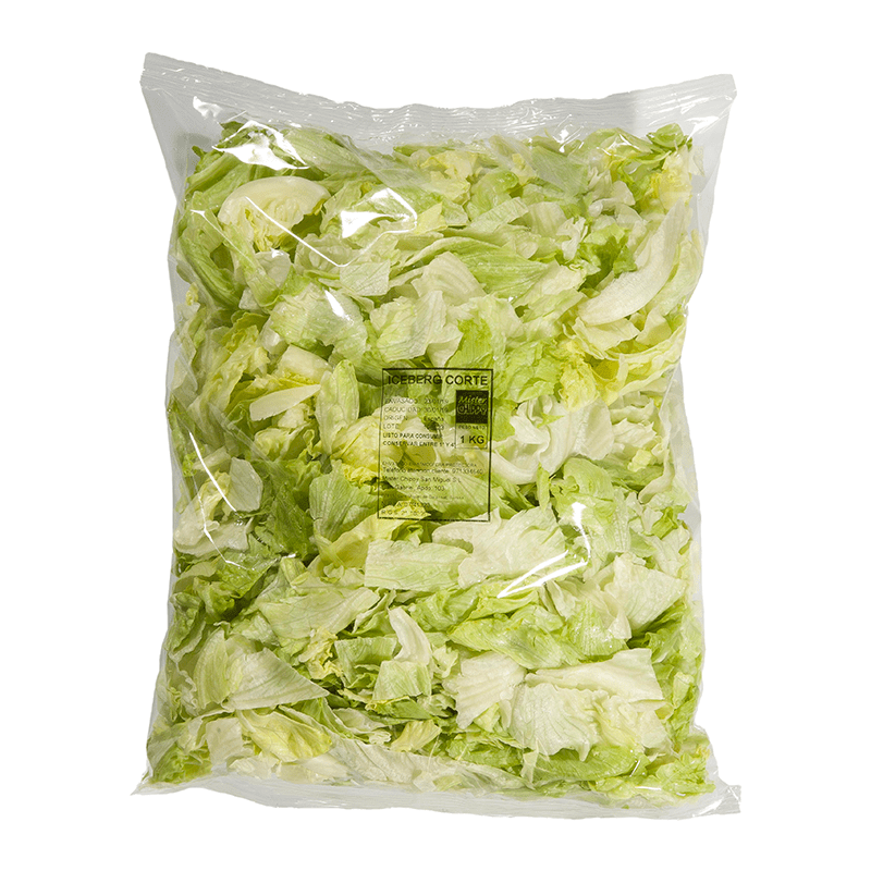 Cut iceberg lettuce