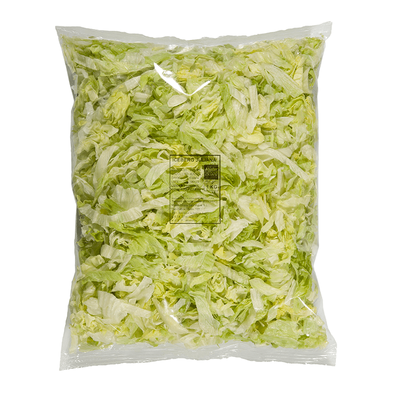 Julienne iceberg lettuce